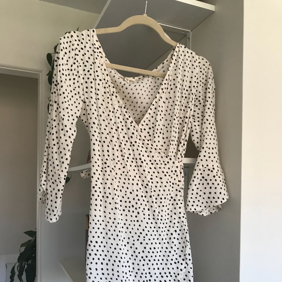 billabong polka dot dress